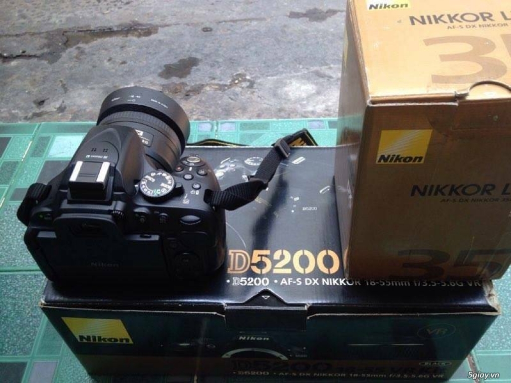 Nikon D5200 fullbox + 35mm 1.8  99% giá sốc - 2
