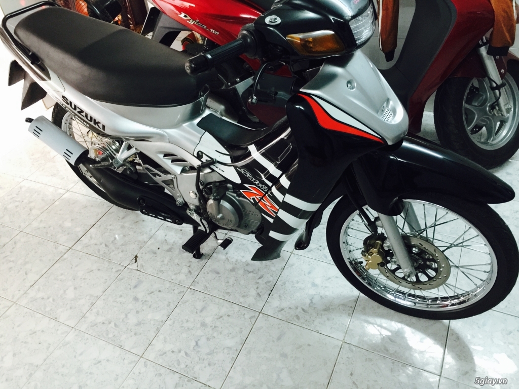 Xipo 120 lên full satria 2000 đen bạc ngay chủ bán đây - 1
