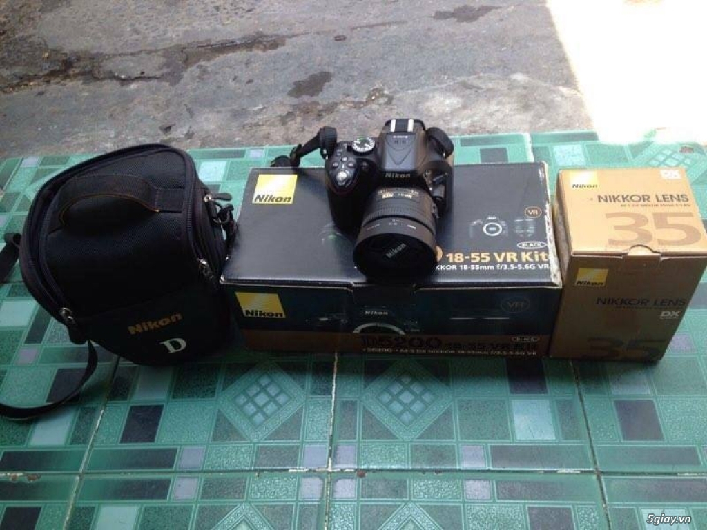 Nikon D5200 fullbox + 35mm 1.8  99% giá sốc - 3