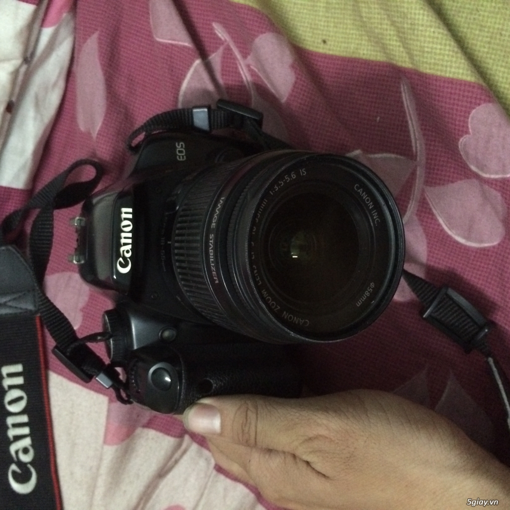canon 450D + lens 18-55 mới 98% giá rẻ - 1