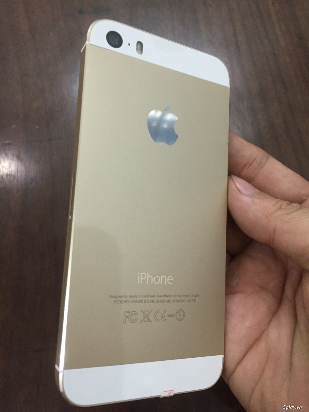 iPhone 5S Vàng 16G QT máy đẹp giá tốt - 3