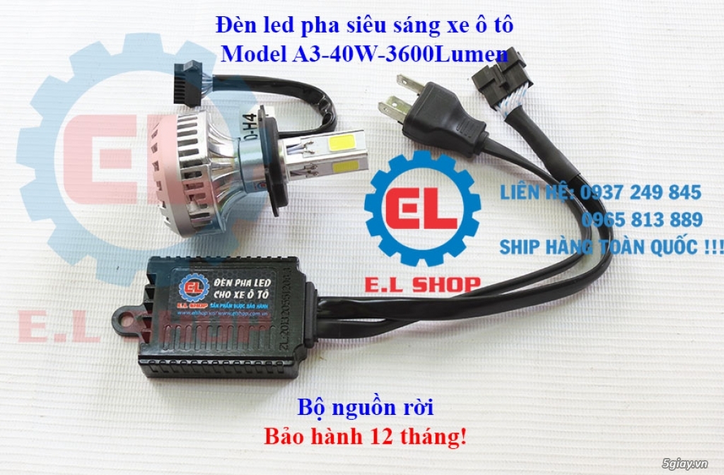 E.L SHOP - Đèn Led siêu sáng xe ô tô: XHP70, XHP50, Philips Lumiled, gương cầu xenon... - 25