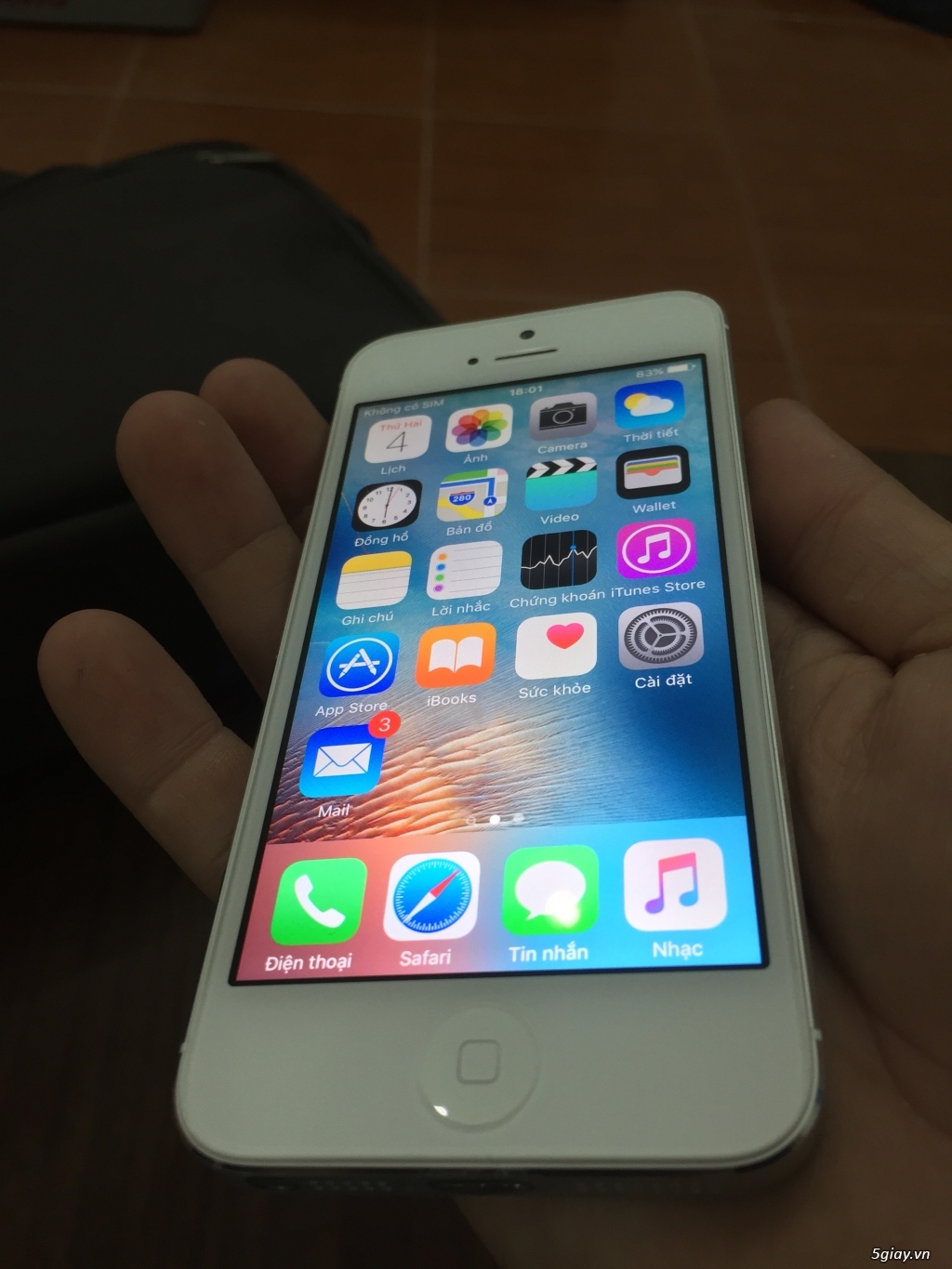 iPhone 5 White 32GB chất - 3