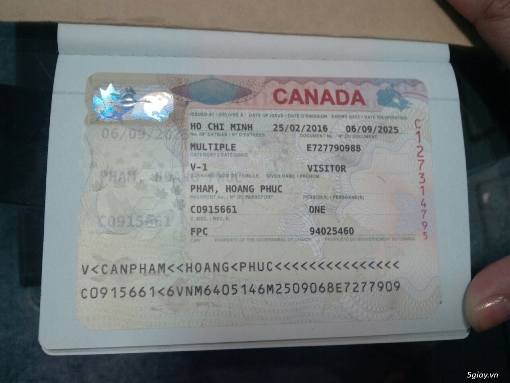 Chuyên visa du lịch , thăm thân tại Canada...Hotline : 090 8888 516 - 1