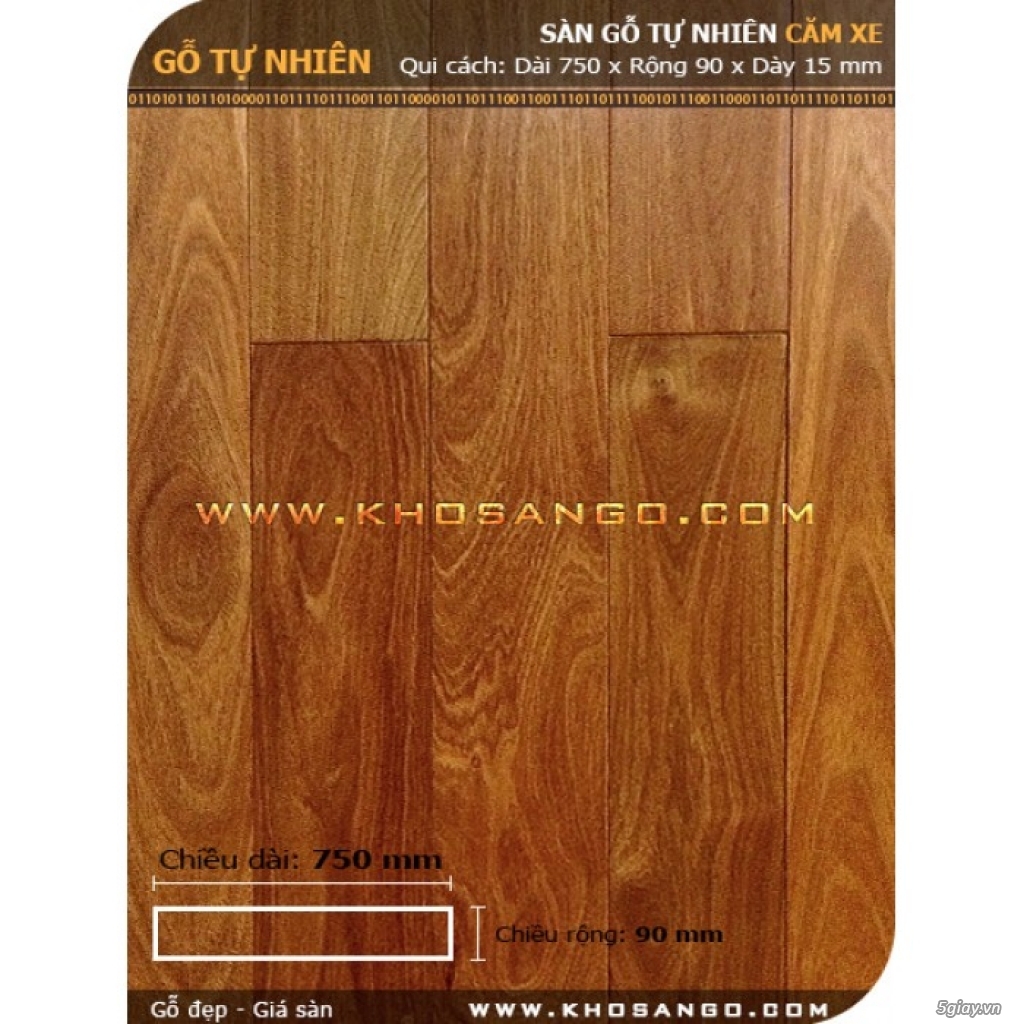 Kho sàn gỗ-  chuyên cung cấp gỗ tự nhiên căm xe - 2