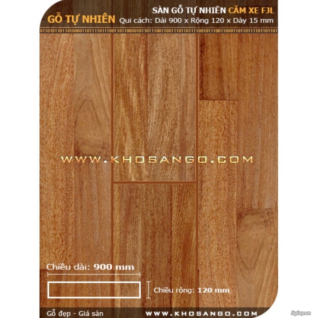 Kho sàn gỗ-  chuyên cung cấp gỗ tự nhiên căm xe - 3