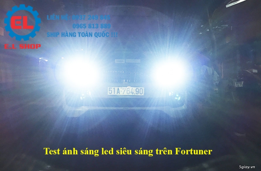 E.L SHOP - Đèn Led siêu sáng xe ô tô: XHP70, XHP50, Philips Lumiled, gương cầu xenon... - 16