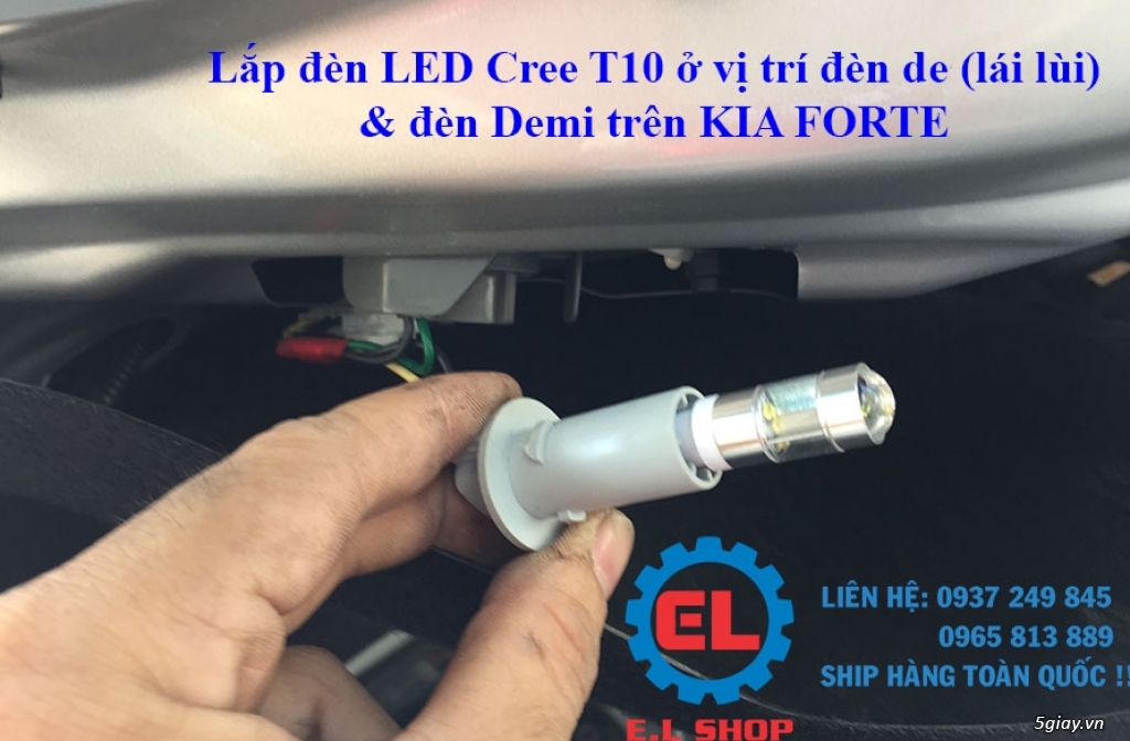 E.L SHOP - Đèn Led siêu sáng xe ô tô: XHP70, XHP50, Philips Lumiled, gương cầu xenon... - 21