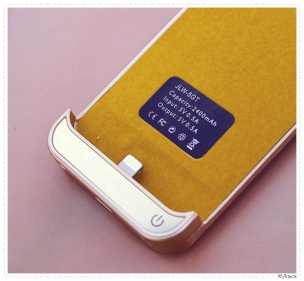 Ốp sạc dự phòng thời trang Iphone 5/5S, giá cực tốt!!! - 4