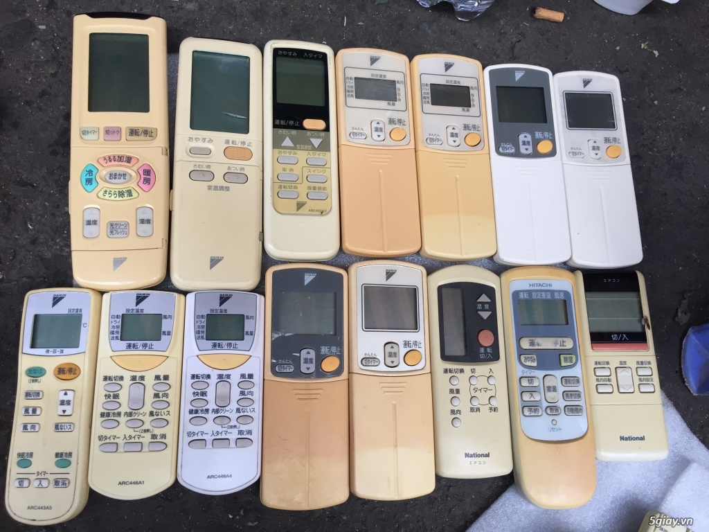 remote máy lạnh tv hàng bãi japan đủ loại cho ae dùng rẽ - 3