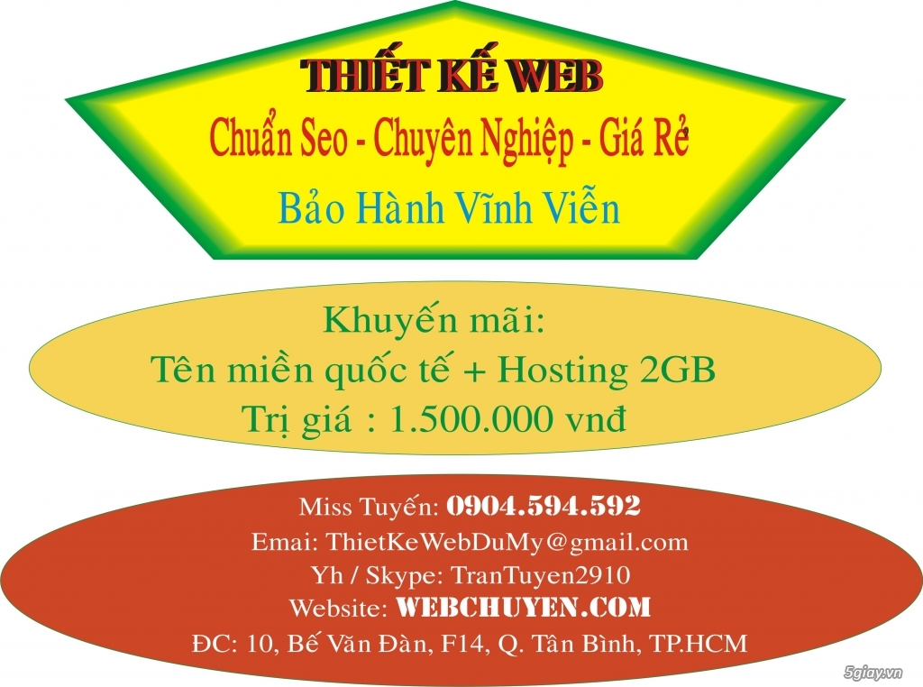 WebChuyen.Com - Thiết kế web 1.500.000đ