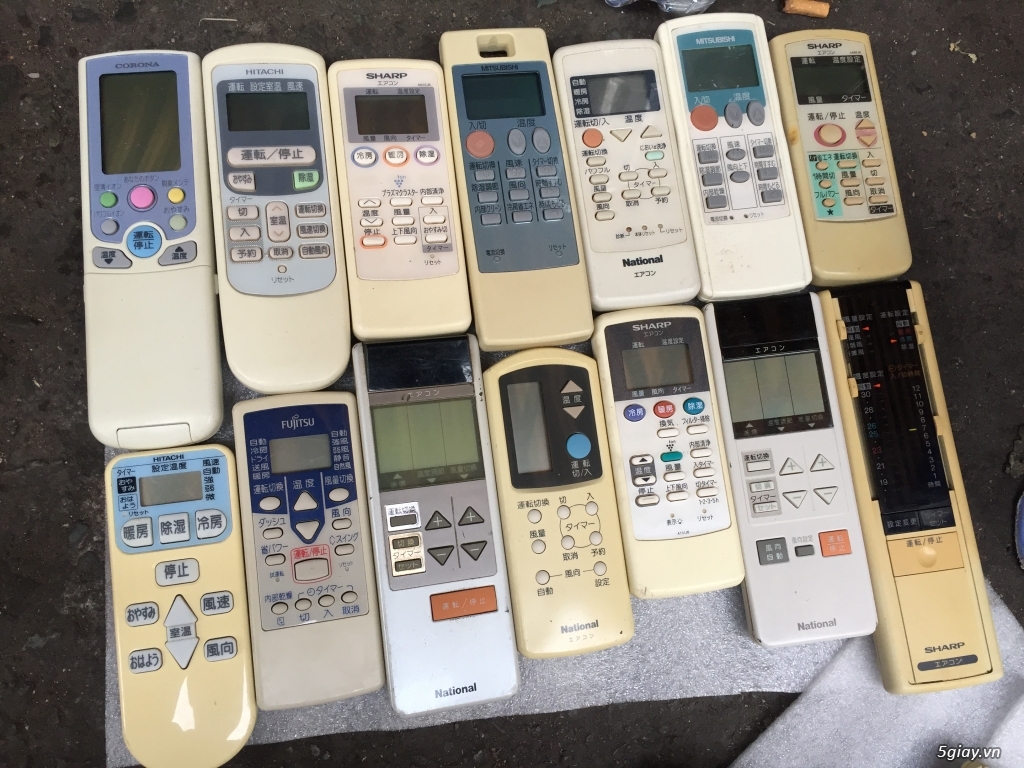 remote máy lạnh tv hàng bãi japan đủ loại cho ae dùng rẽ - 2