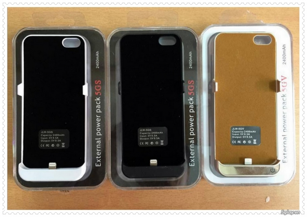 Ốp sạc dự phòng thời trang Iphone 5/5S, giá cực tốt!!! - 1