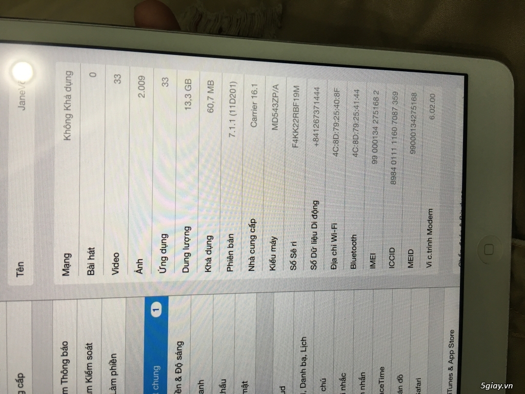 iPad mini 16g 3g màu trắng 98% - 3