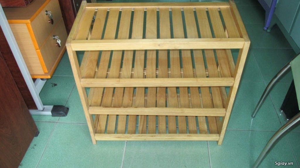 Kệ sách-Kệ dép gỗ (tháo lắp được) - 5