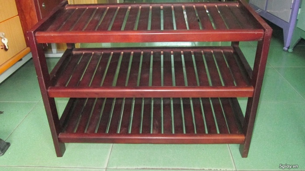 Kệ sách-Kệ dép gỗ (tháo lắp được) - 6