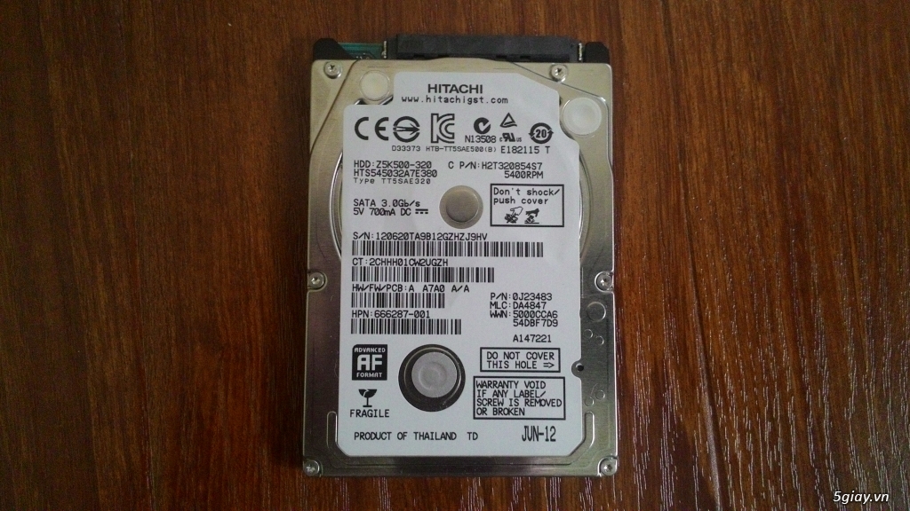 2 HDD Hitachi 320GB = 450K - 4