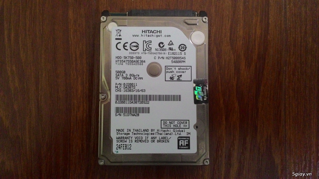 2 HDD Hitachi 320GB = 450K - 3