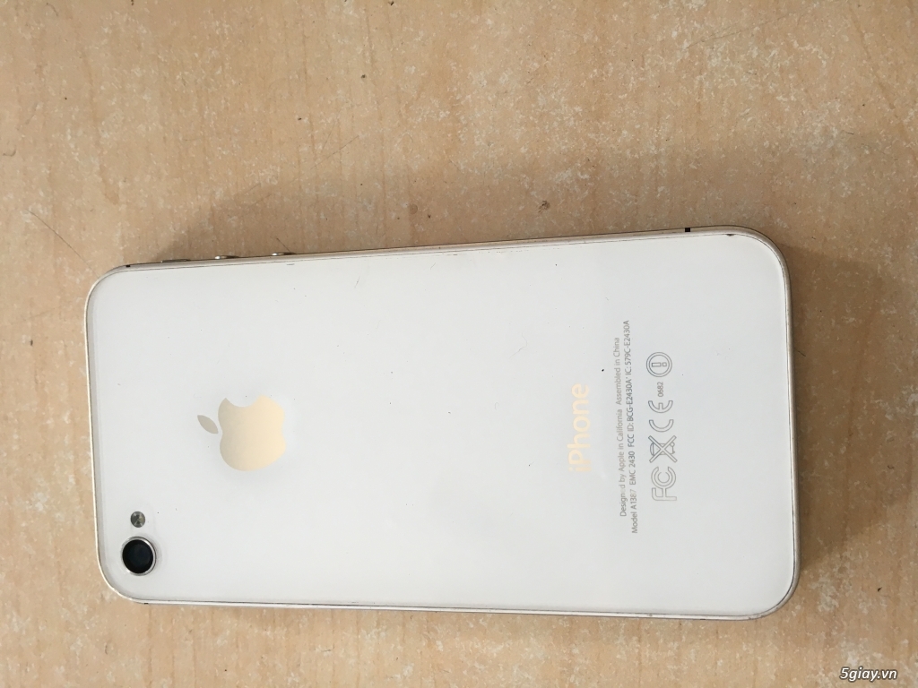 iphone 4s zin xách tay Mỹ màu trắng 32gb giá sinh viên - 2