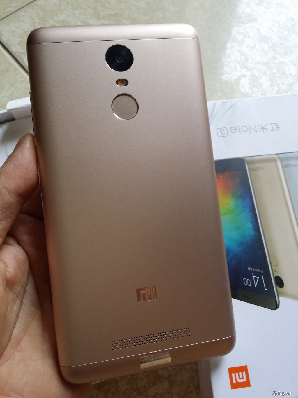 Xiaomi Redmi Note 3 Gold Ram 3G/32G like new 99,9% bh 12 tháng - 6