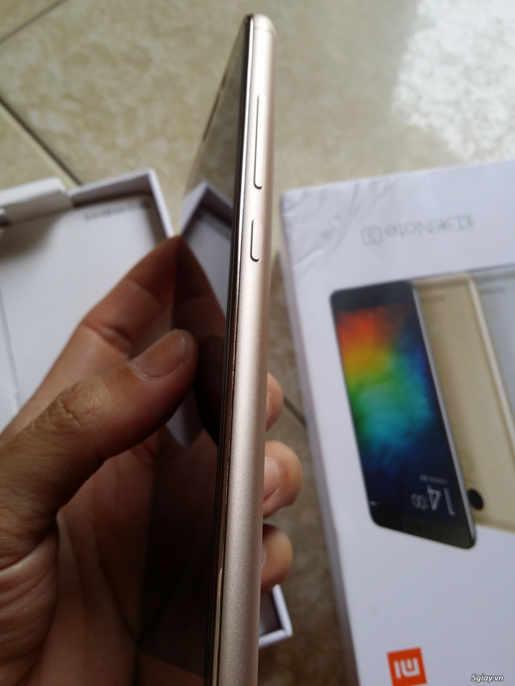 Xiaomi Redmi Note 3 Gold Ram 3G/32G like new 99,9% bh 12 tháng - 7