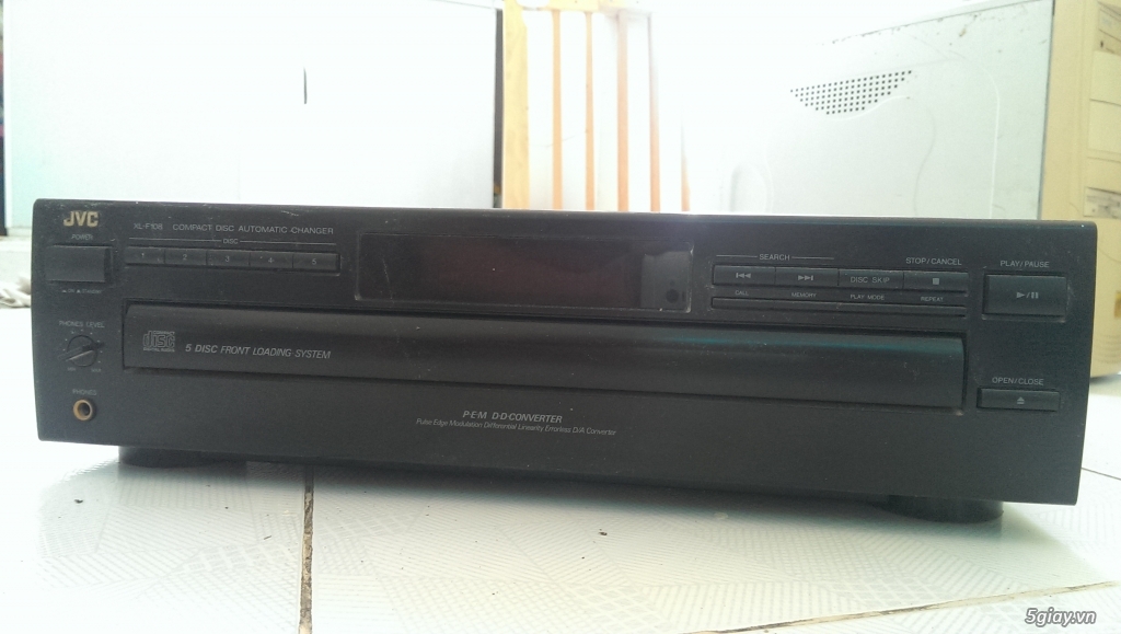 Đầu VCD 3 đĩa JVC, đầu CD 5 đĩa JVC, máy (phone + fax + copy) Sharp UX-177A - 1
