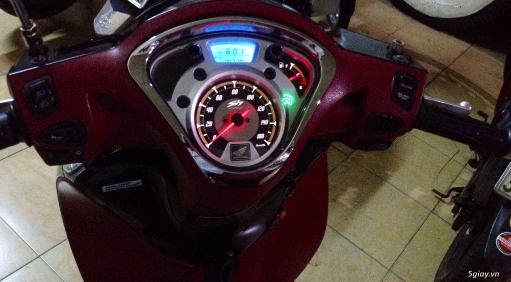 Honda SH mode đen-đỏ, BSTP, data 2014, odo 9000, giá bèo nhèo!!!! - 5