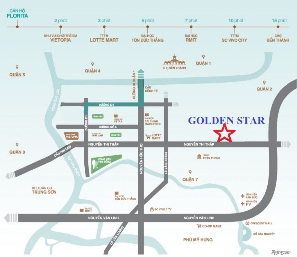 Căn hộ mặt tiền Nguyễn Thị Thập giá 1,25 tỷ- Golden Star Hưng Phát 3 - 3