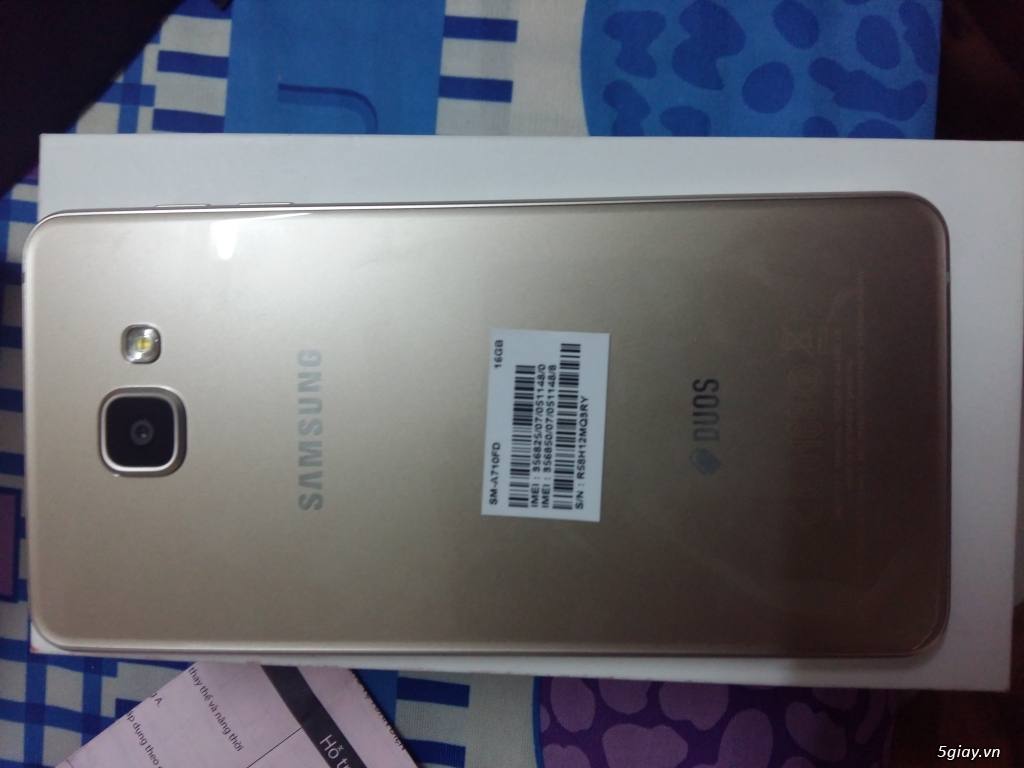 Samsung A7 (2016) Màu Gold Nguyên Hộp Mới 100% - 2