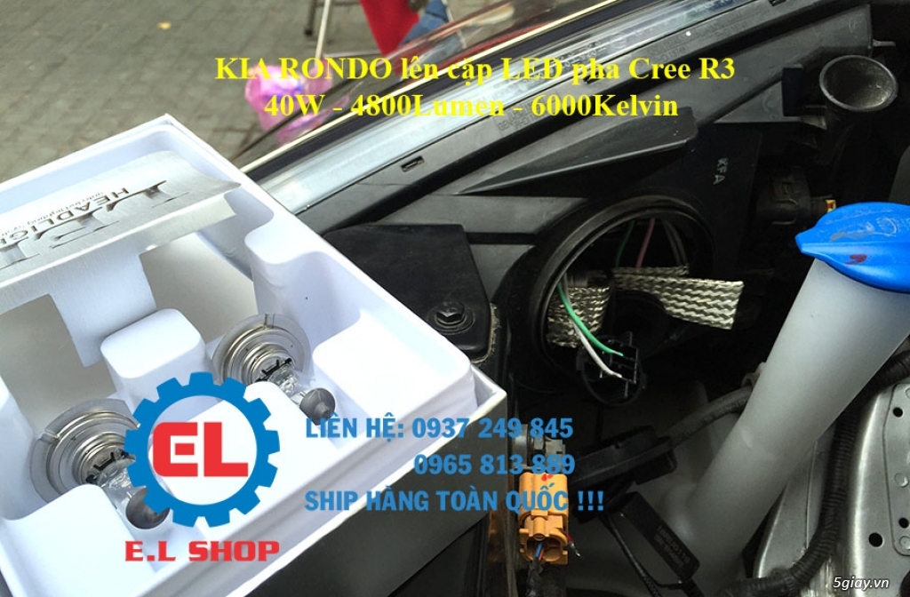 E.L SHOP - Đèn Led siêu sáng xe ô tô: XHP70, XHP50, Philips Lumiled, gương cầu xenon... - 26