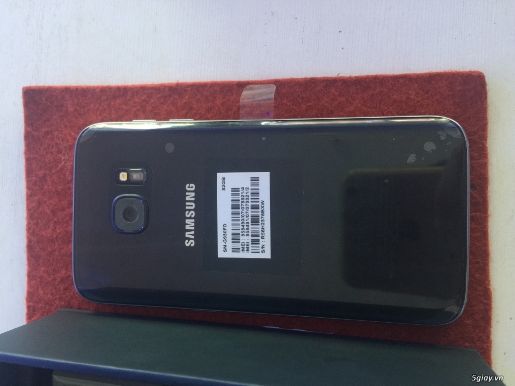Samsung S7 màu xanh đen chính hãng cty,fullbox chưa kích bảo hành - 1