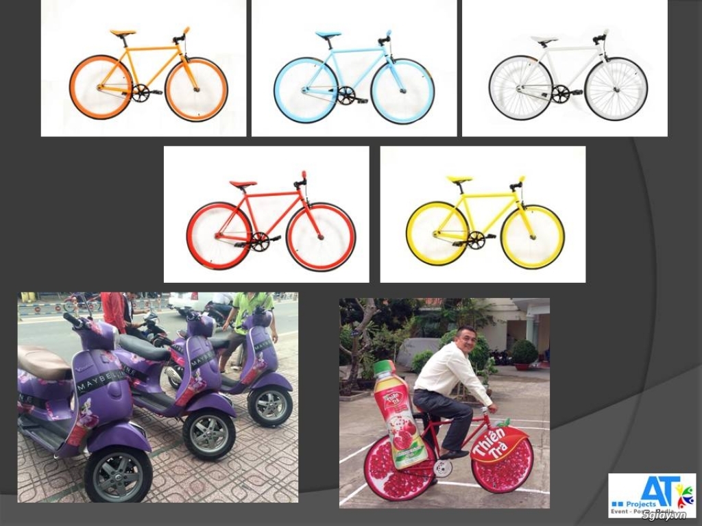 Atgroup.events Dịch vụ thuê xe đạp và xe máy Roadshow quảng cáo giá rẻ - 8