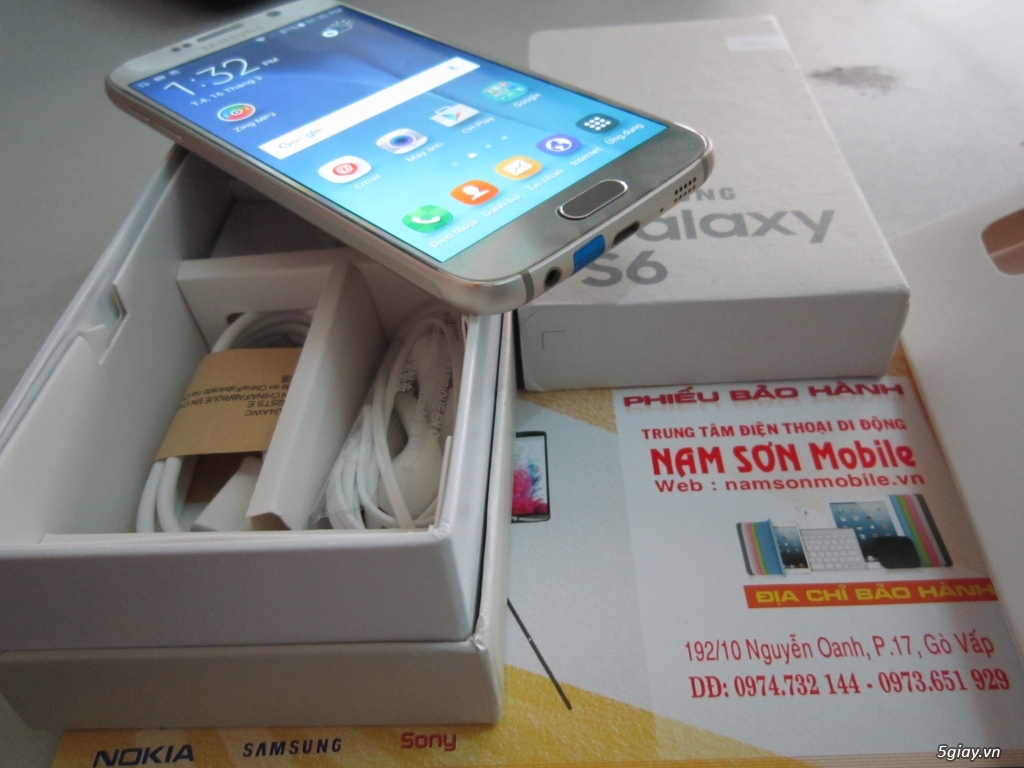 SamSung Galaxy S6 likenew fullbox ( Gold , Trắng, Xanh )