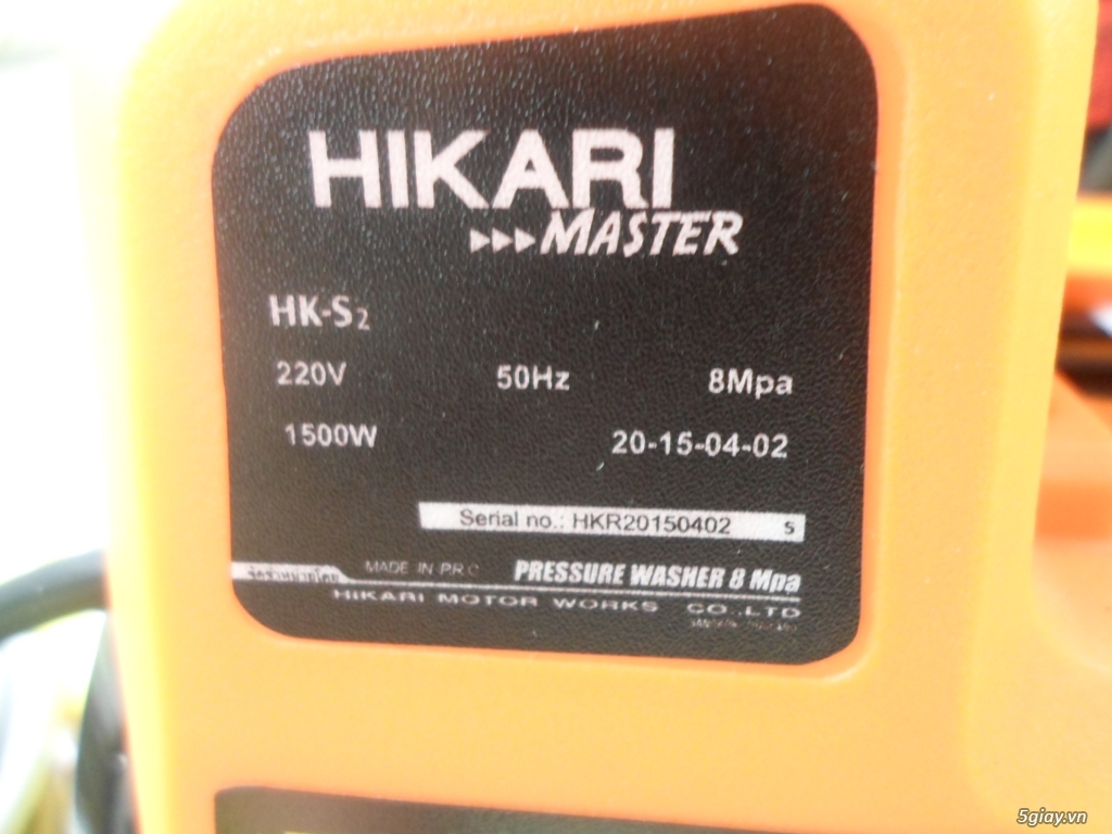 Máy rữa xe Hikari 1500w - 6