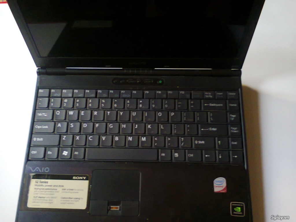 Laptop Sony made in Japan SZ màu đen, xách tay USA về, cpu T9300 (2x2.5GHz), dòng businees - 4