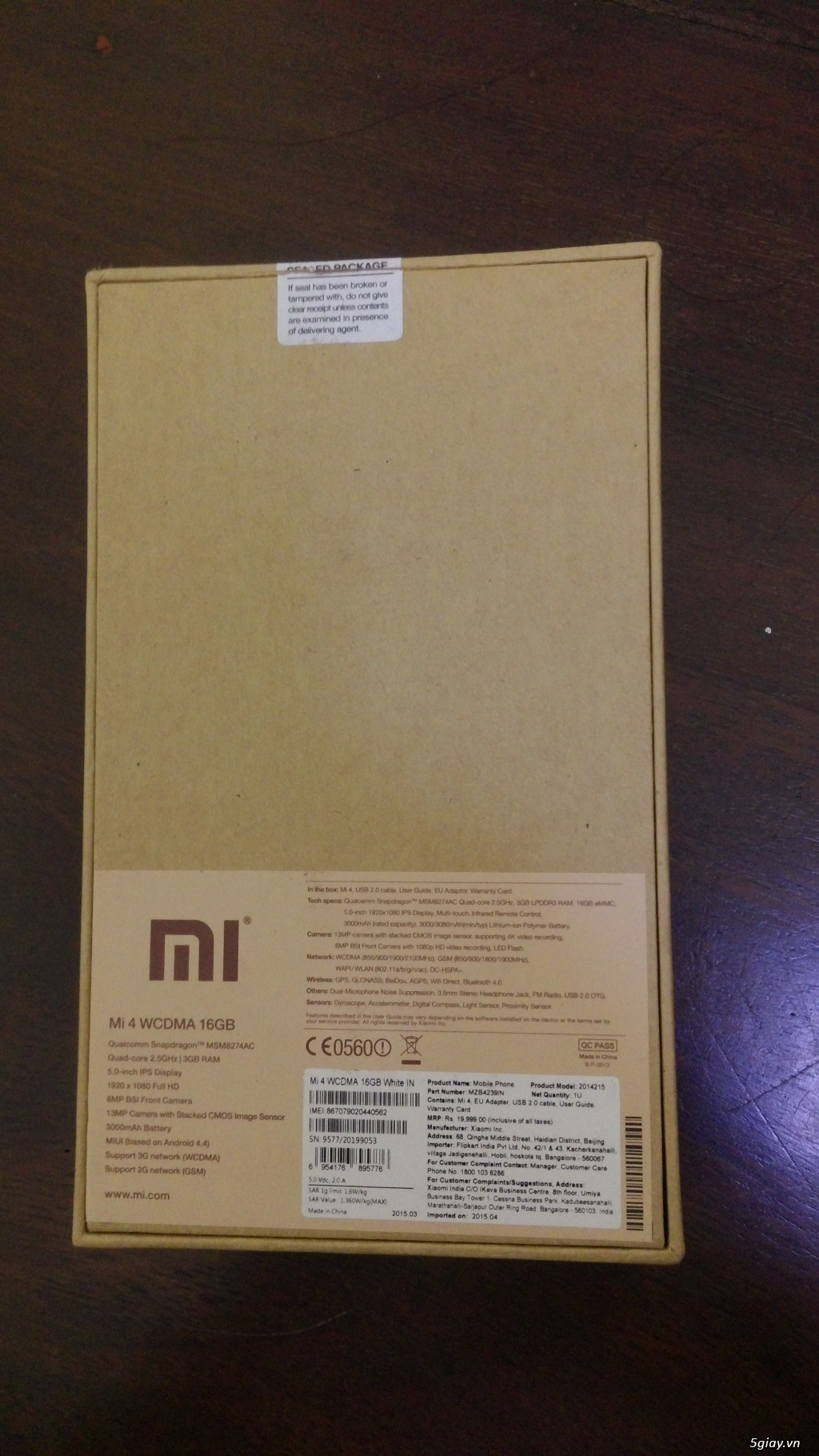 Xiaomi Mi4 3gb ram mới 100% - giá 4tr499 - 5