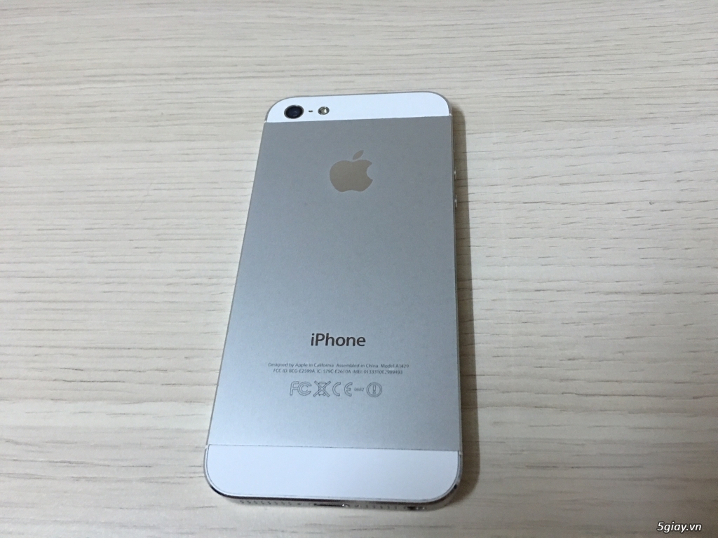 iPhone 5 Trắng 16GB Quốc tế mang Mỹ về giá được.. - 4