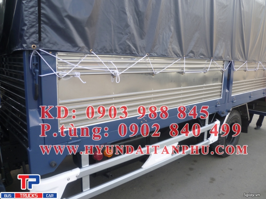 Xe tải hyundai HD99 7 tấn, thùng mui bạt 2016 - 2