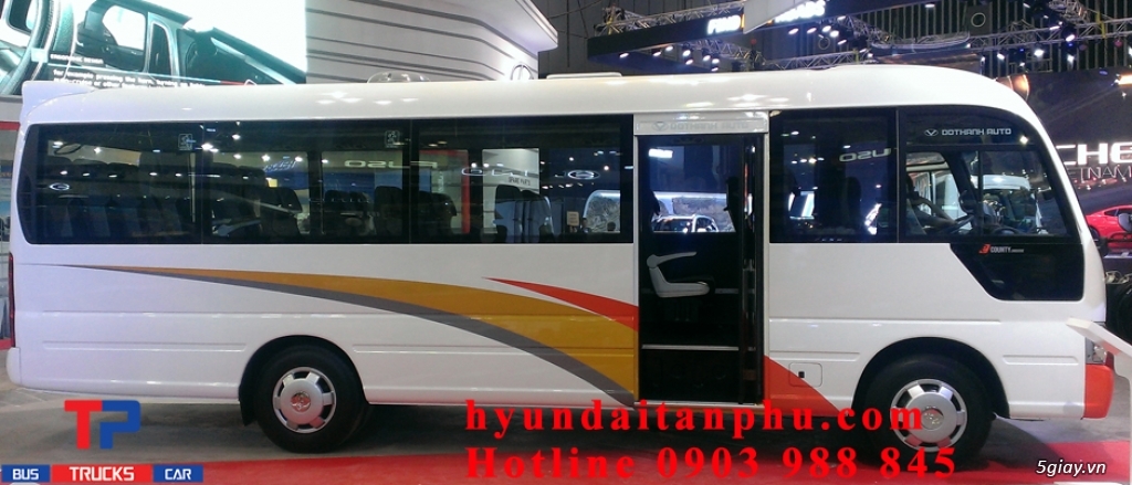 Xe khách Hyundai County, 29 chổ thân dài 2016 1 tỷ