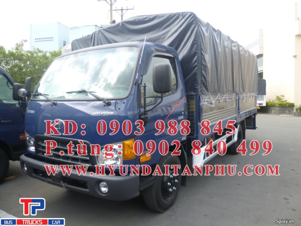 Xe tải hyundai HD99 7 tấn, thùng mui bạt 2016 - 1