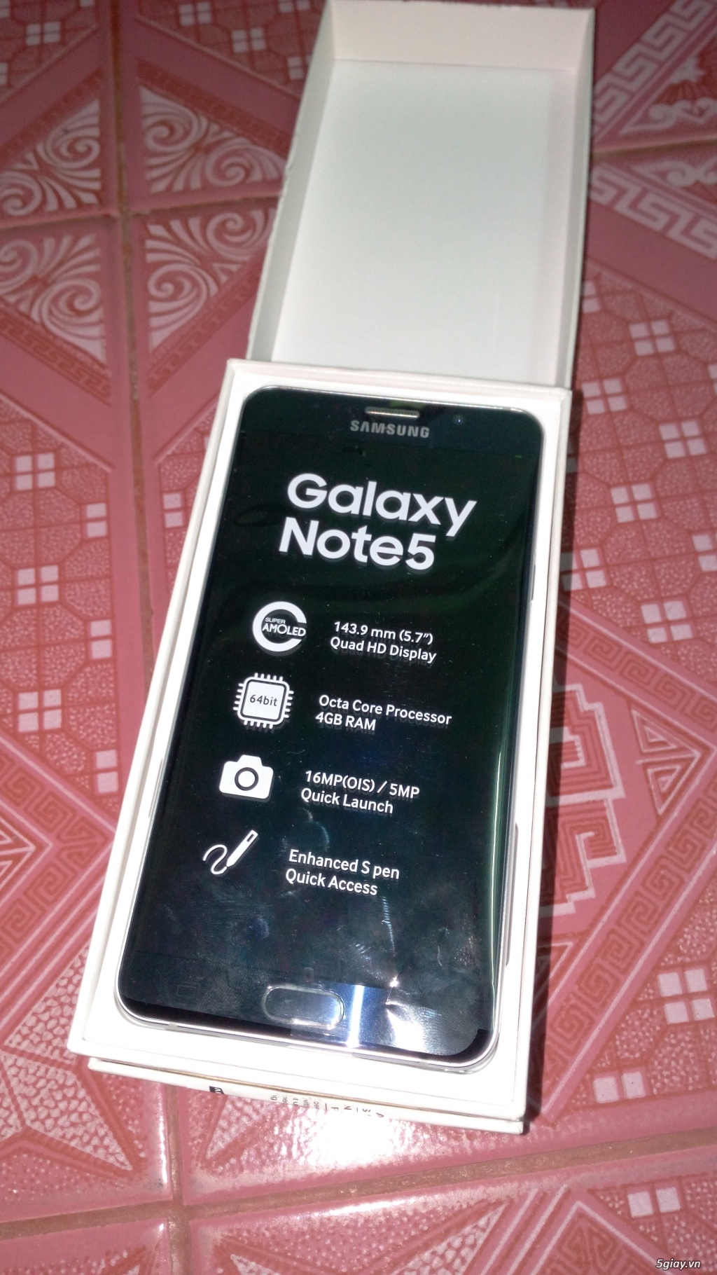 Samsung galaxy note 5 new.