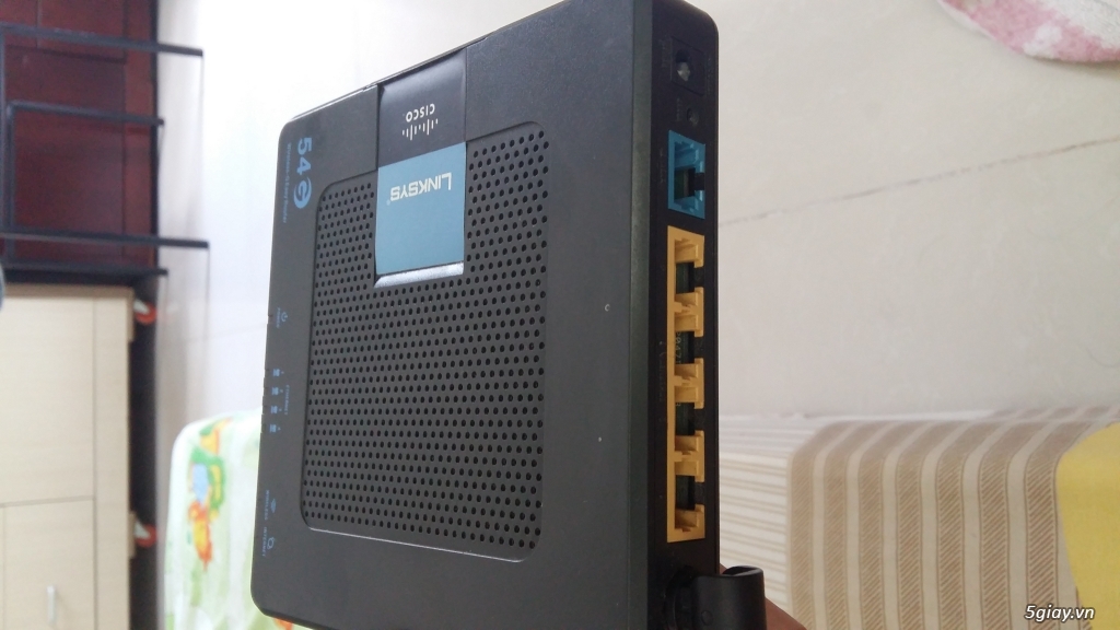 [ĐÔN GIÁ]*LINKSYS CISCO WIRELESS ROUTER 4 PORTS*  Lên sàn -  23:59 30/03/2016 - 1