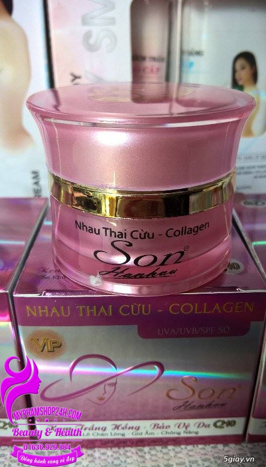 Kem dưỡng trắng da trị mụn thâm nám tàn nhan đồi mồi chống lõa hóa tinh chất nhau thai cừu collagen