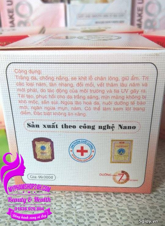 Kem dưỡng trắng da trị mụn thâm nám tàn nhan đồi mồi chống lõa hóa tinh chất nhau thai cừu collagen - 16