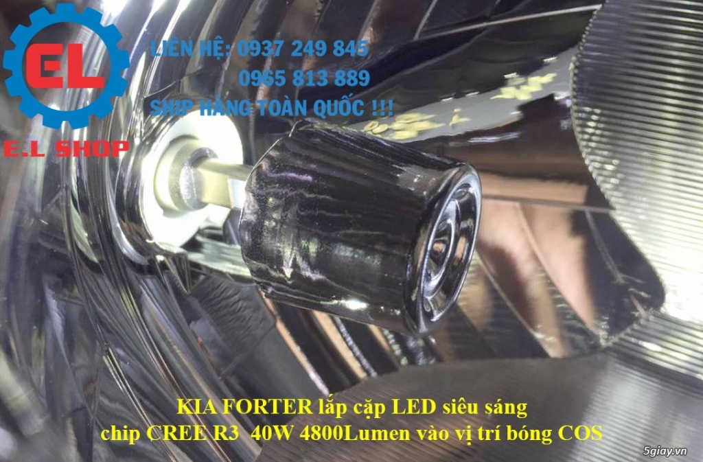 E.L SHOP - Đèn Led siêu sáng xe ô tô: XHP70, XHP50, Philips Lumiled, gương cầu xenon... - 35