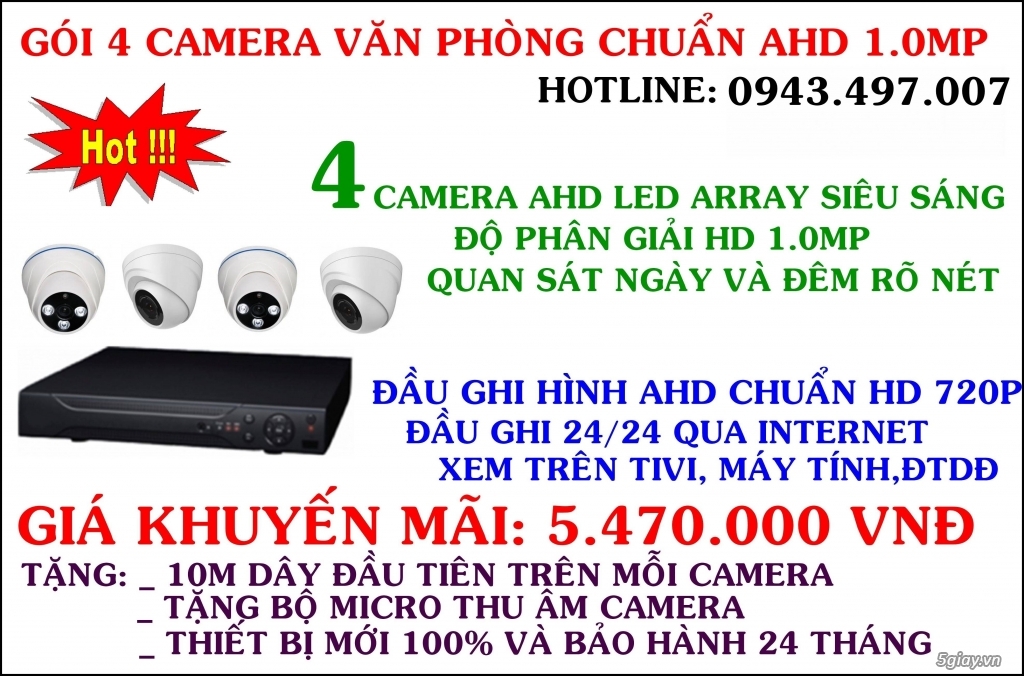 CAMERA văn phòng, nhà riêng giá rẻ nhất TPHCM - 7