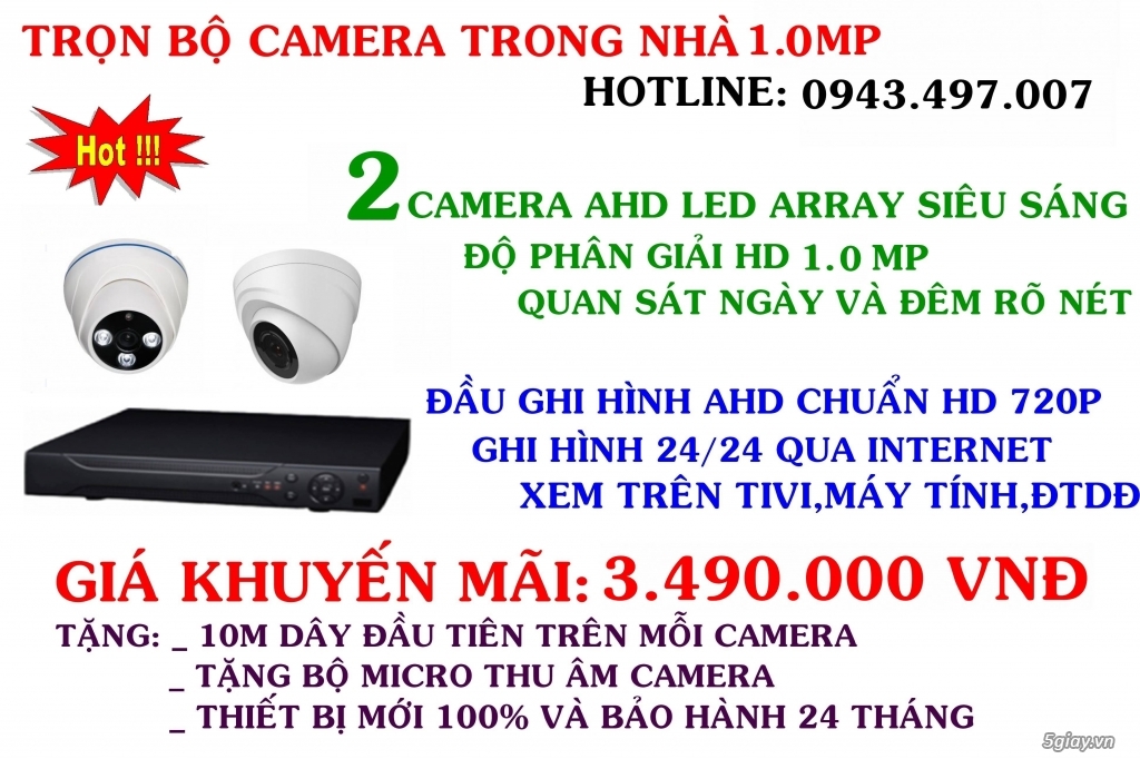 CAMERA văn phòng, nhà riêng giá rẻ nhất TPHCM - 2