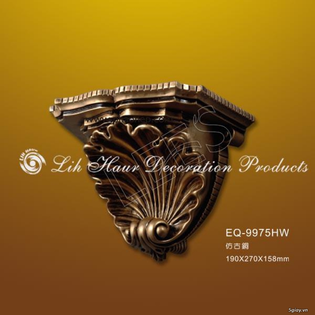 phào chỉ, phào nẹp, tấm ốp trần, con sơn, lò sưởi... - 1