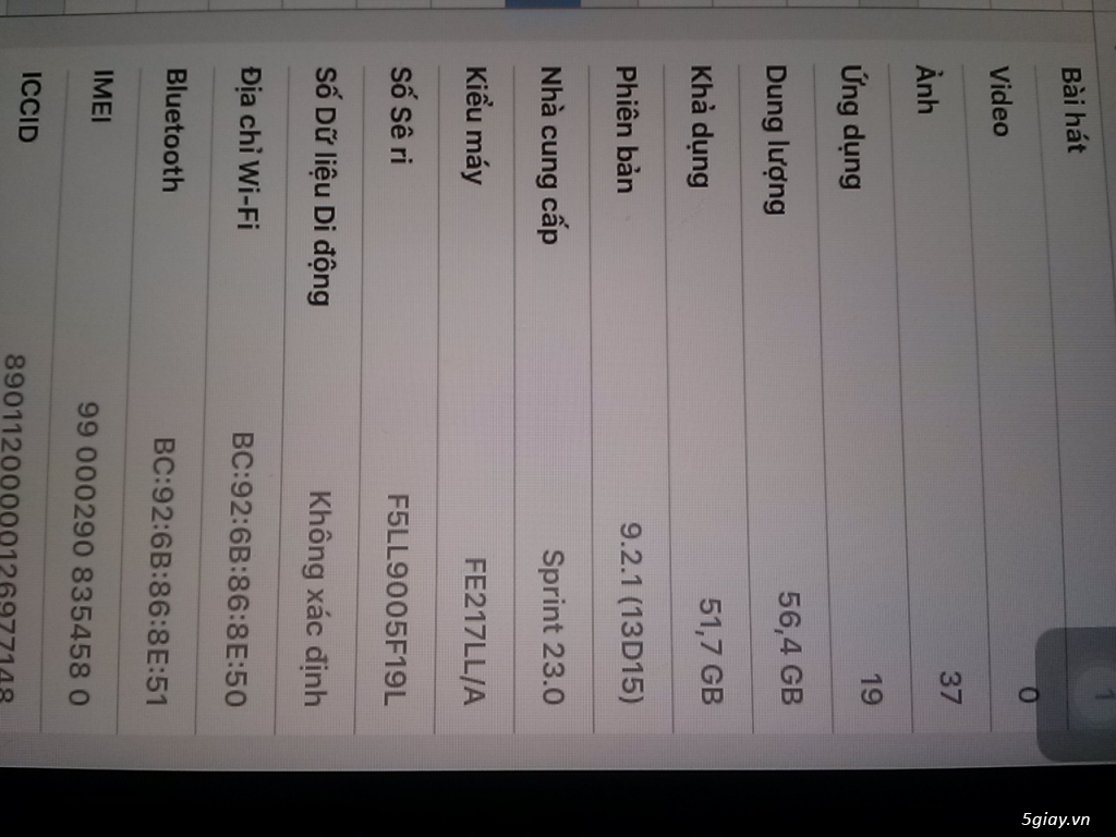 Ipad Mini 4G Wifi Quốc Tế 64G 99,99% Black Chính hãng Apple - 6