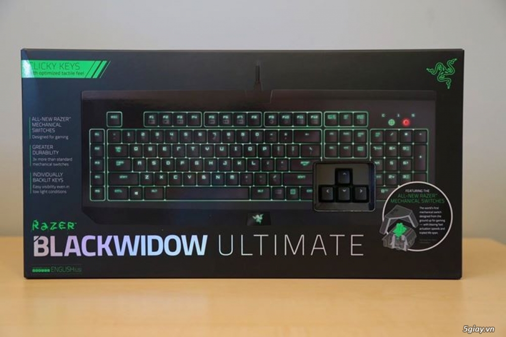 [Bán] Bàn phím cơ Razer Blackwidow Ultimate 2014